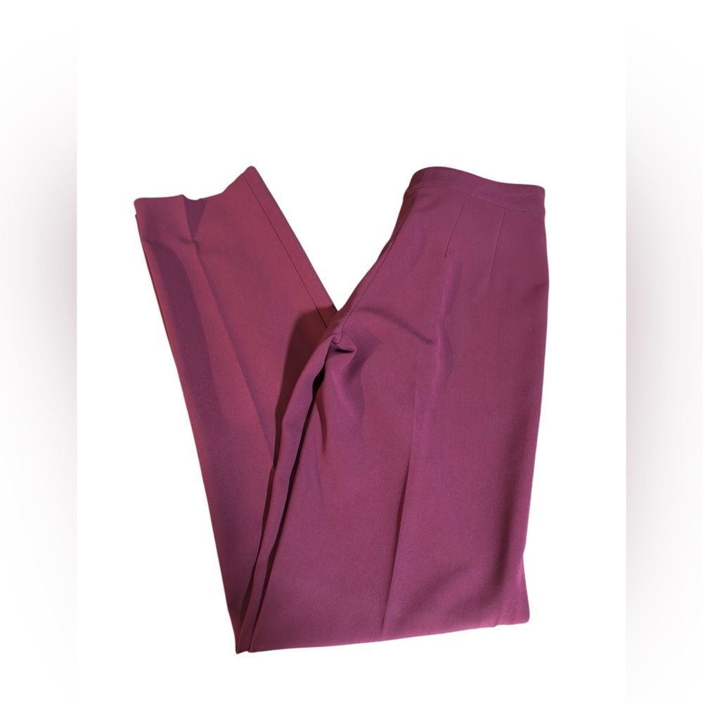 St. John Rich Purple Trousers Sz 2 NWT